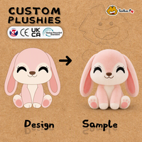 Jouets en peluche personnalisés à logo, animaux en peluche mignons, design d'animaux, jouets en peluche pour enfants, cadeau pour enfant