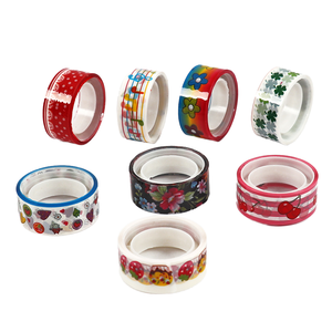 Foska Văn Phòng Phẩm Đầy Màu Sắc Đáng Yêu Dính Phim Hoạt Hình TỰ LÀM <span class=keywords><strong>Washi</strong></span> Băng - Product Image 1