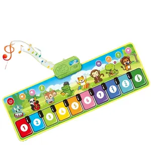 Baby Produkte Tierkleinbildbetriebene Baby-Musical Klavier Tastatur Tanzfläche Klavier-Spielmatte