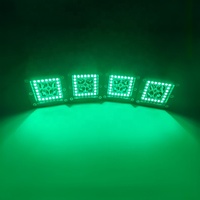 Hot Sell 4x4 Pods Super Luminosité Carré LED Feux de Travail Flux Éclairage RVB