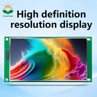 وحدة عرض LCD مقاس 5 بوصات بدقة 854×480 وواجهة MCU 8 بت، لوحة TFT بسطوع 300 شمعة/م2 لنظام التحكم الصناعي المدمج HMI