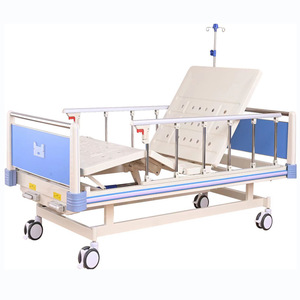 Cama de Hospital Fu Sen FS-A06 Manual con Manivela Simple o Doble, Ajustable en Respaldo y Elevación de Piernas, para Cuidado de Pacientes - Product Image 5