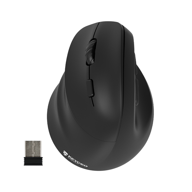2.4G+BT5.0 Wireless Mouse Vertical Mice Ergonomic Gaming Wireless Mouse Rechargeable Left Hand Mouse for Pc Gamer