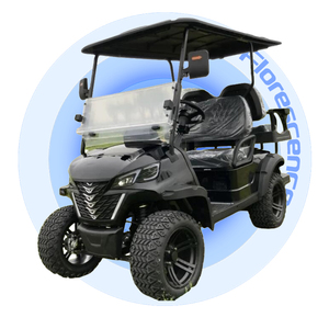 Nouvelle arrivée, voiturette de golf tout-terrain électrique à batterie lithium haute performance, 2+2 places, véhicule de <span class=keywords><strong>chasse</strong></span> - Product Image 1