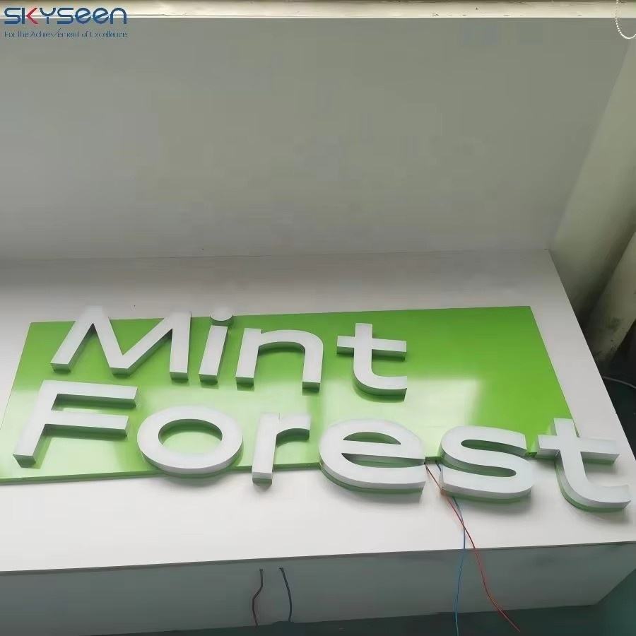 SKYSEEN Custom 3D Led Logo Signs Channel Letters Frontlit Signage ...