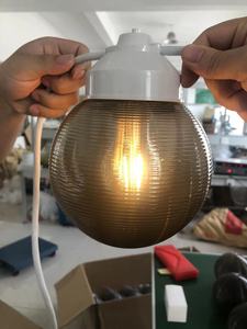 Ngoài Trời Cắm Trại Ánh Sáng Polymer Sản Phẩm Sáu Quả Cầu Chuỗi Ánh Sáng Thiết Lập 220V Rõ Ràng E26 Chuỗi 6in Đường Kính Đèn Toàn Cầu - Product Image 3