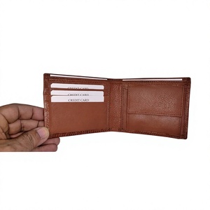 Portefeuille Homme en Cuir Véritable de Qualité Supérieure, Logo Personnalisé Imprimé, Étanche, Broderie Étoile, Style Tendance, 4 Pouces - Product Image 2