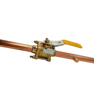 Guangdong Magnesium Special 231L Brass Three Piece Ball Valve 1 In True Union Manual Control Water Use - Product Image 1