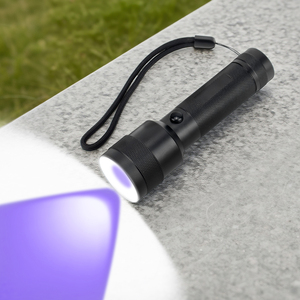 Nhà sản xuất tùy chỉnh Hợp kim nhôm Led 395nm Blacklight <span class=keywords><strong>UV</strong></span> đèn pin cho cắm trại - Product Image 1