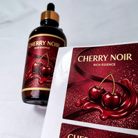 Étiquettes en papier adhésif permanent de luxe imperméables Jinyu pour bouteilles, pour usage cosmétique avec logo personnalisé