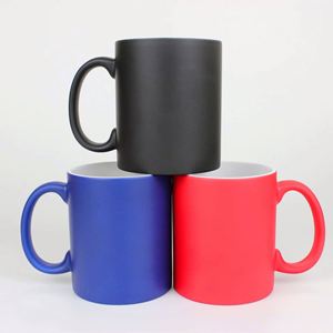Mug à café changeant de couleur en gros, mug en céramique personnalisé de 11 oz, mug sensible à la chaleur pour sublimation - Product Image 4