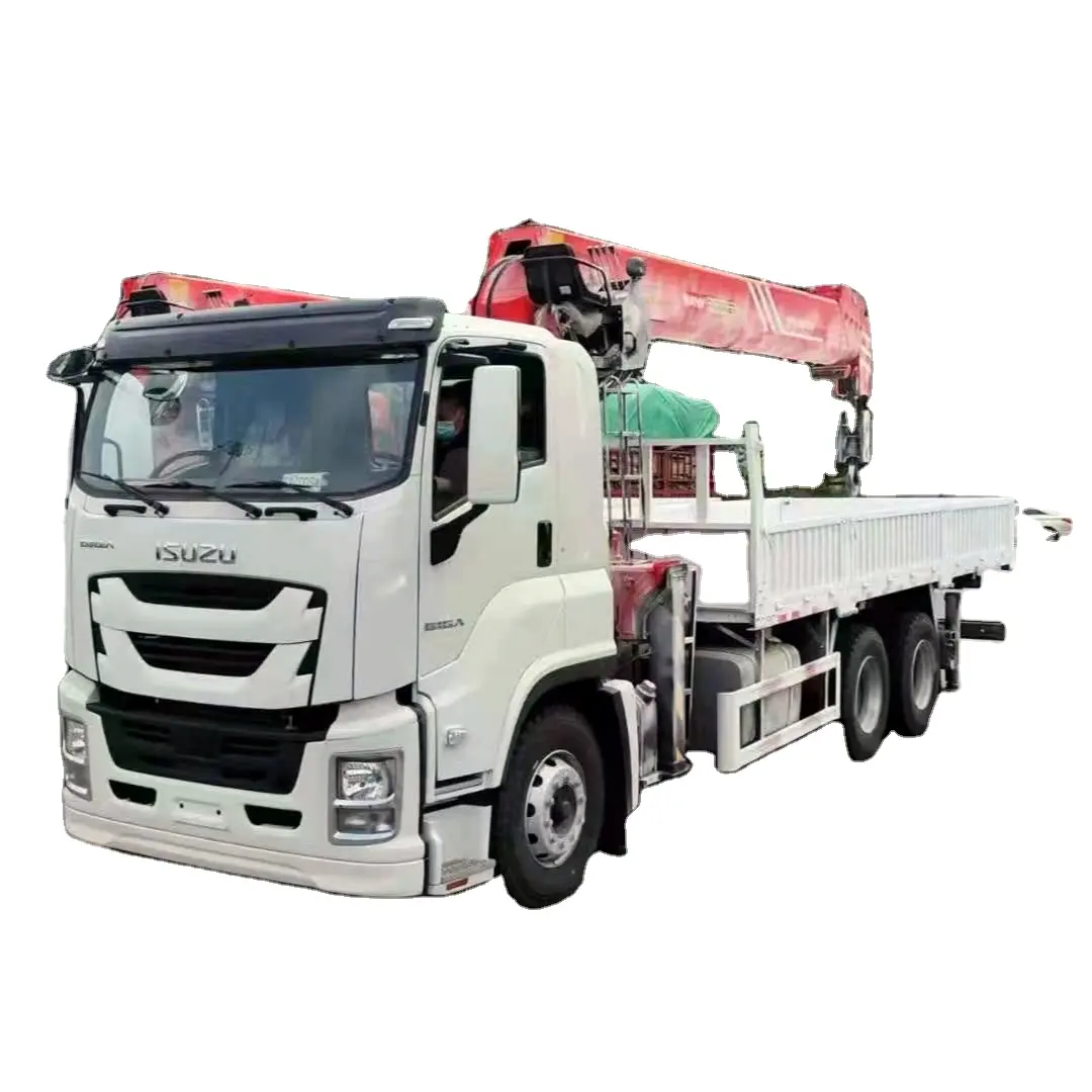 ISUZU 6X4 16t 14t telescopic arm all-terrain off-road truck lifting transport vehicle