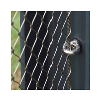 Kunden spezifisches flexibles SS 316 Ferrule Rope Mesh Edelstahl-Kabel netz