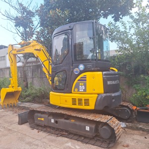 Excavadora usada Japón Original 5Ton Komatsu Pc55 Mini Excavadora Pc55 Excavadora hidráulica sobre orugas Pc55 a la venta - Product Image 4