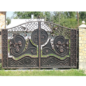 Puerta Plegable de Hierro Forjado para Apartamento, con Diseño Costero y Acabado Galvanizado en Caliente - Product Image 3