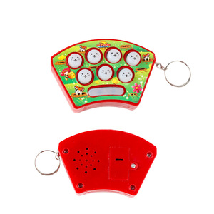 Effets sonores et lumineux personnalisés Hamster Whack a Mole & Mash a Monster Fidget Game Porte-clés pour événements et fêtes - Product Image 4