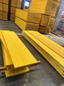3000X500X21mm 3 plis fabrication de panneaux de coffrage bon <span class=keywords><strong>prix</strong></span> peinture <span class=keywords><strong>jaune</strong></span> pour la construction - Product Image 3