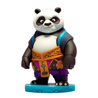 Figurine jouet miniature personnalisée OEM Panda géant peint à la main Impression 3D en résine Action Figure SLA Plastique d'impression 3D en ligne