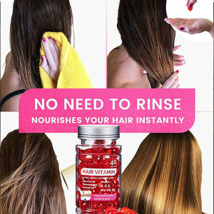 Cápsulas de Vitaminas con Aceite para Crecimiento 100% Natural de Marca Privada, las Mejores Vitaminas para la Regeneración del Cabello con Sérum Capilar Nutritivo - Product Image 4