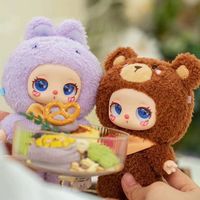 Llavero de Peluche de Plástico de la Serie Baby Three Liila Frozen Generación 2, Figura de Juguete Artístico de Moda, Mini Juguete de Peluche, Colgante para Bolsa