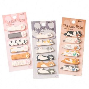 Cat Theme Sticky Note Super Cute Cartoon Memo <b>Pad</b> for School Enterprise Customized LOGO Festival Gifts - Product Image 1