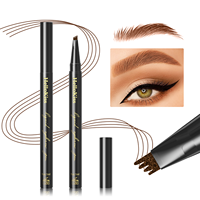 Crayon à sourcils imperméable et résistant à la transpiration, à pointe à 4 fourches, longue durée, haute pigmentation, cosmétiques de beauté en gros