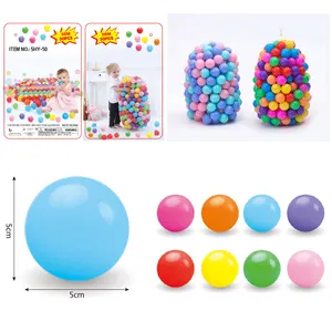 Chenghai Samtoys Kids Tent Pool Toy 5CM Colorful Soft Plastic Ocean Balls Pit Ball - 50 Pieces