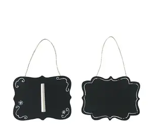 XMAS Wooden mini blackboard hanging ornaments memo blackboard decoration for home decorative or promotion gifts in christmas