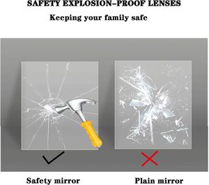 Miroir mural décoratif en métal de qualité supérieure avec cadre orné classique pour l'entrée et le salon au prix de gros - Product Image 6