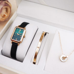 Miboni 2023L Relojes de Cuarzo con Movimiento Seiko Japonés, Conjunto de Reloj de Pulsera con Brazalete de Acero de Titanio, Collar y Caja de Regalo para Mujer - Product Image 2