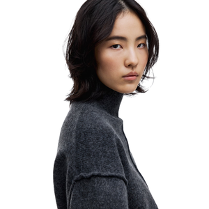 Suéter Cárdigan de Punto con Cremallera para Hombre, Color Sólido, Tejido Personalizado, OEM ODM - Product Image 4