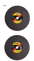 Disque de découpe métallique Hongtai 350*2.8*25.4MM à support résineux, meule OEM adaptée aux machines à meuler, meulage sur mesure