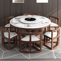 Ensemble de table à manger moderne avec plateau en marbre carré et 4/8 chaises, ensemble complet pour la maison, salon, meubles OEM, vente en gros, sur mesure