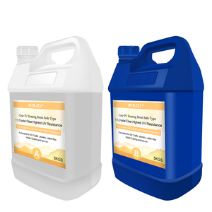 Résine adhésive de PU de gel de polyuréthane AB PU pour autocollants - Product Image 1