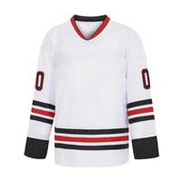 Maillot de hockey sur glace international OEM ODM par sublimation, unisexe, respirant, séchage rapide, tenue d'entraînement de hockey sur glace