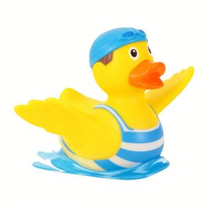 Juguete Promocional Personalizado de PVC, Patito de Goma Deportivo, Juguetes Acuáticos para Niños, Juguetes de Baño Impresos al por Mayor para Bebés - Product Image 4