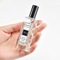 Flacon de parfum carré plat en verre, petit flacon de parfum en verre, flacons de parfum en tube à essai de 5, 10, 20, 30 ml