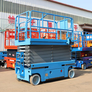 Plataforma Elevadora de Tijera Hidráulica Autopropulsada Eléctrica Móvil China de 320 KG y 12 M de Altura Media - Product Image 2