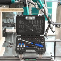 Jeu de clés dynamométriques réglables de 1/4 pouce, 32 pièces, kit d'outils de réparation de vélo, clé à douille à dégagement rapide avec étui