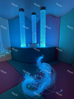 Kit de colonne à bulles lumineuse pour stimulation sensorielle, caractéristique aquatique, pour coin sensoriel d'éducation spéciale