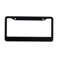 Cadre de plaque d'immatriculation personnalisé en alliage de zinc et plastique / Support de plaque d'immatriculation personnalisé avec logo