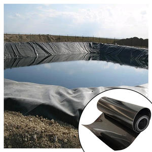แผ่นซับดินน้ำมันพลาสติก HDPE สีดำแผ่น geomembranage สำหรับบ่อปลาฟาร์ม - Product Image 6