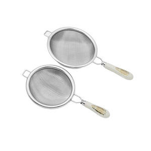 New Chinese Style 304 Stainless Steel <b>Tea</b> Strainer with Double-Layer Ceramic Filter: Kung Fu <b>Tea</b> <b>Set</b> Filter, Retro Zen-Inspired - Product Image 5