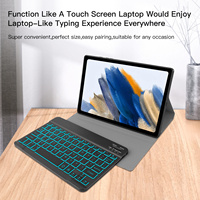 Casing Tablet Flip Keyboard Nirkabel untuk Samsung Galaxy Tab A8 10.5 2021 casing X205 X200