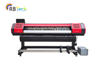 Imprimante uv à jet d'encre numérique eco-solvant, affiche de fabrication professionnelle, haute résolution, grand format 1.9m