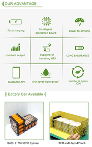 แบตเตอรี่ลิเธียม CTS Direct Factory 60V 30Ah สำหรับจักรยานไฟฟ้าส่งของ ขายส่งแบบ OEM - Product Image 5