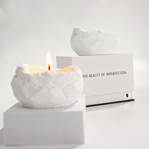 Velas Aromáticas de Lujo <span class=keywords><strong>Eric</strong></span> al por Mayor, Creativas, en Forma de Nido de Pájaro, de Yeso, para Regalos, Bodas, Cumpleaños - Product Image 4