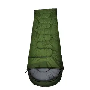 Offre Spéciale fabricant sac de couchage enveloppe 3 saisons pour adulte avec capuche pour camping en plein air randonnée voyage