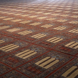 85,000㎡ Factory <strong>Price</strong> Mosque <strong>Carpet</strong> Custom Pattern 80% Wool 20% Nylon Axminster Masjid Rug for Grand Mosque - Product Image 1