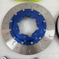 Jekit Fluorescent Yellow 5200 Caliper 330*28mm Disc Blue Center untuk Nissan Patrol Gr Y61 Tahun 2005